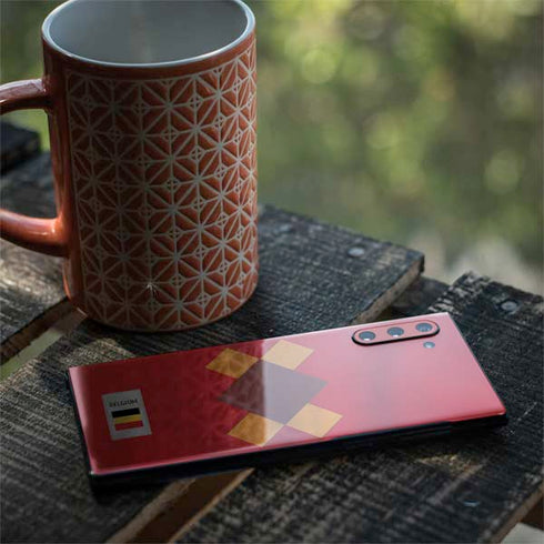 Belgium Soccer Flag Galaxy Note 10 Skin